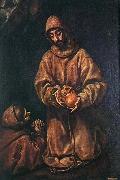 GRECO, El St Francis and Brother Rufus china oil painting artist